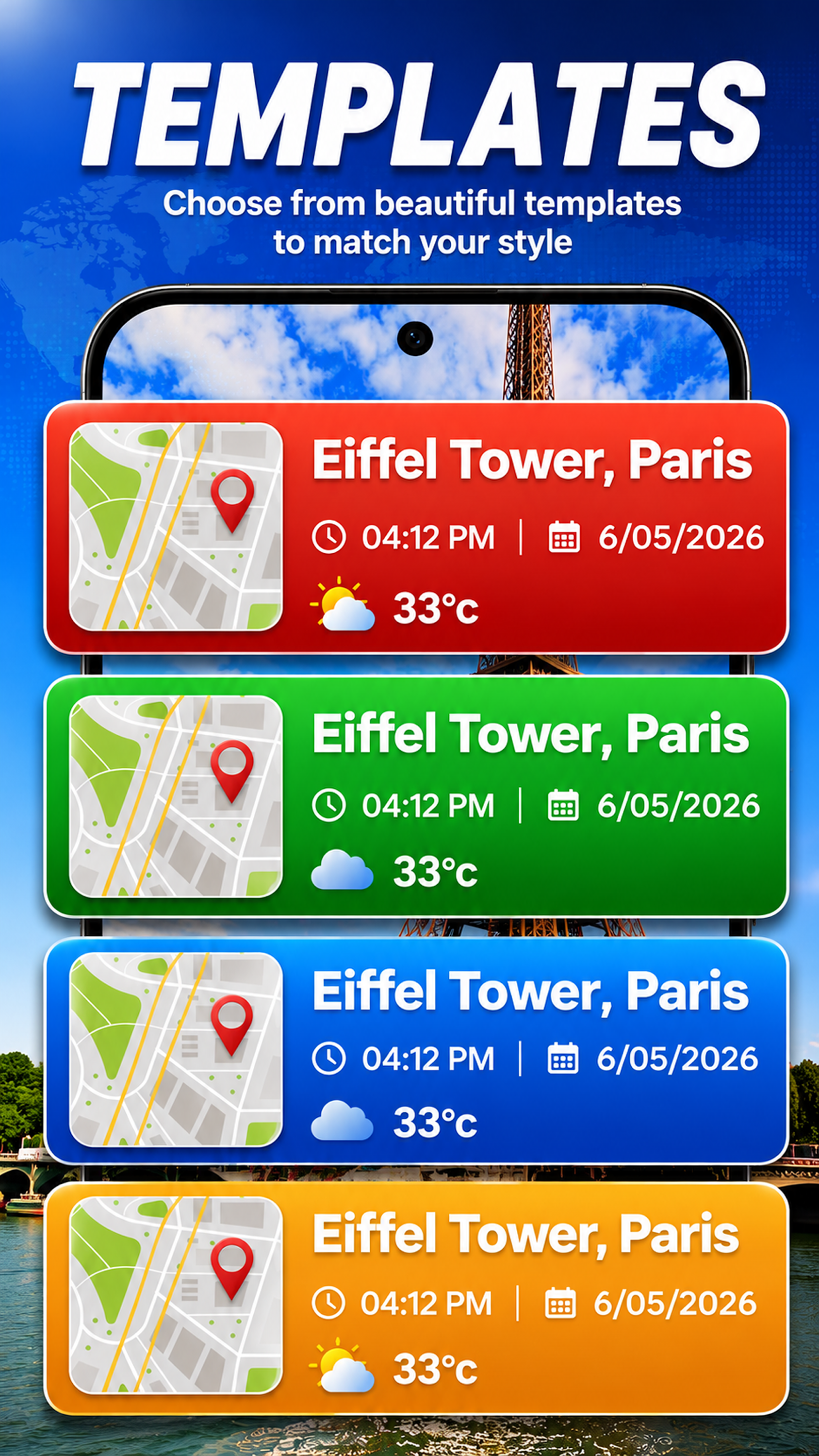 اسکرین شات 5 برنامه GPS Map Camera, Photo Stamp