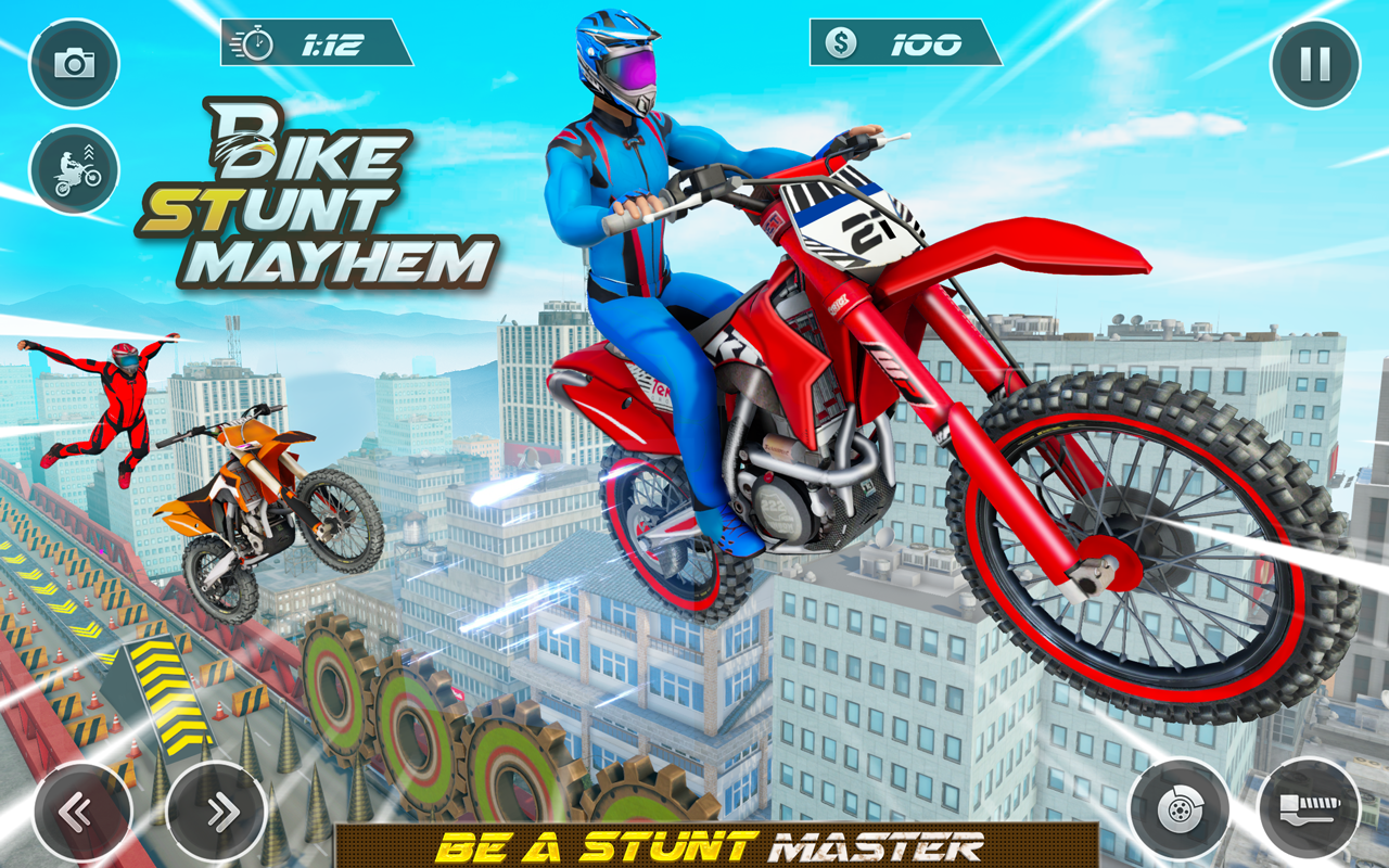 اسکرین شات 7 بازی Bike Stunt Racing Game