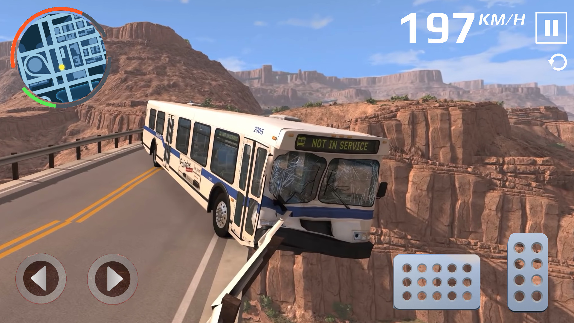 اسکرین شات 2 بازی Grand Canyon Auto Crash Game