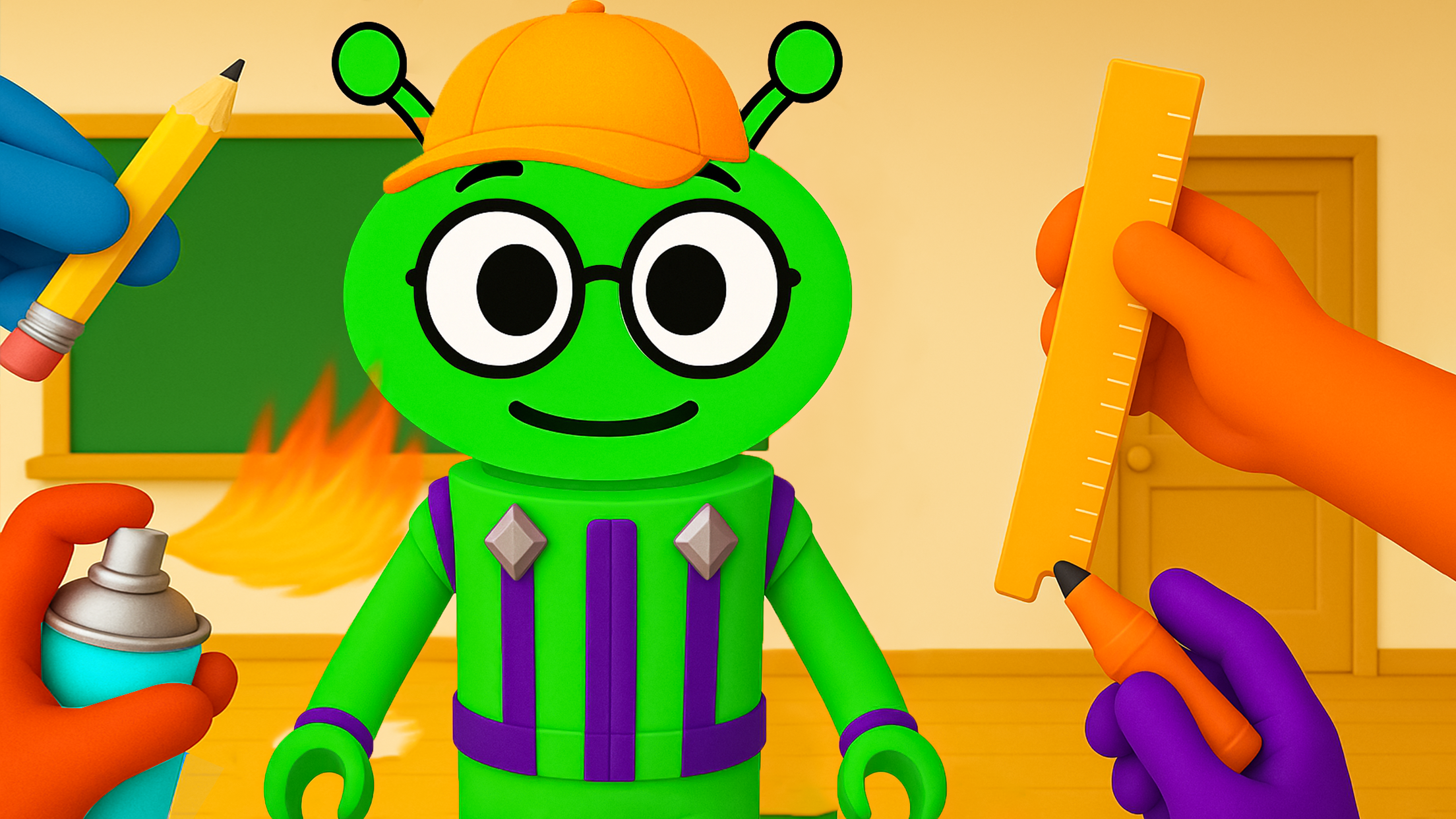 اسکرین شات 1 برنامه Bad Student: School Chaos