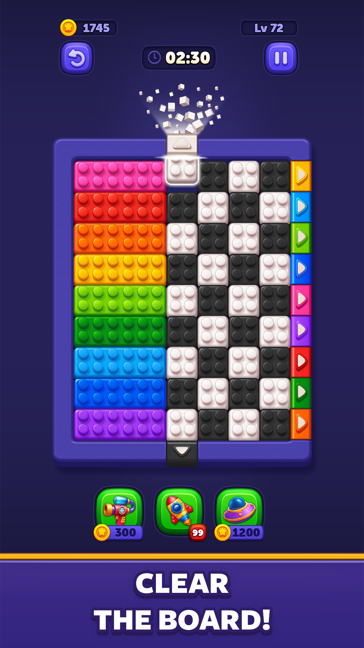 اسکرین شات 1 بازی Block Out! - Color Sort Puzzle