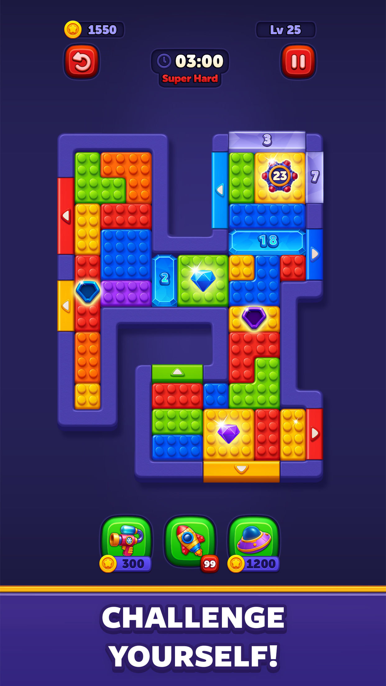 اسکرین شات 2 بازی Block Out! - Color Sort Puzzle