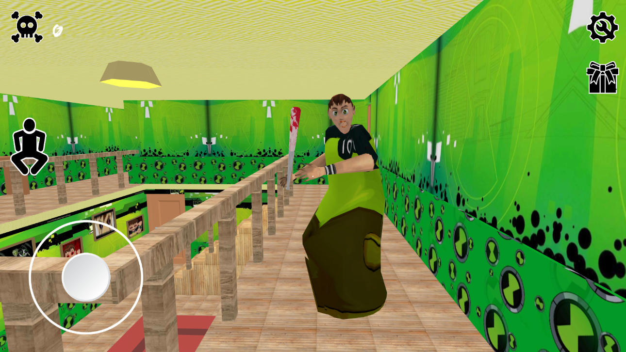 اسکرین شات 1 بازی Ben Granny Alien Hero Horror