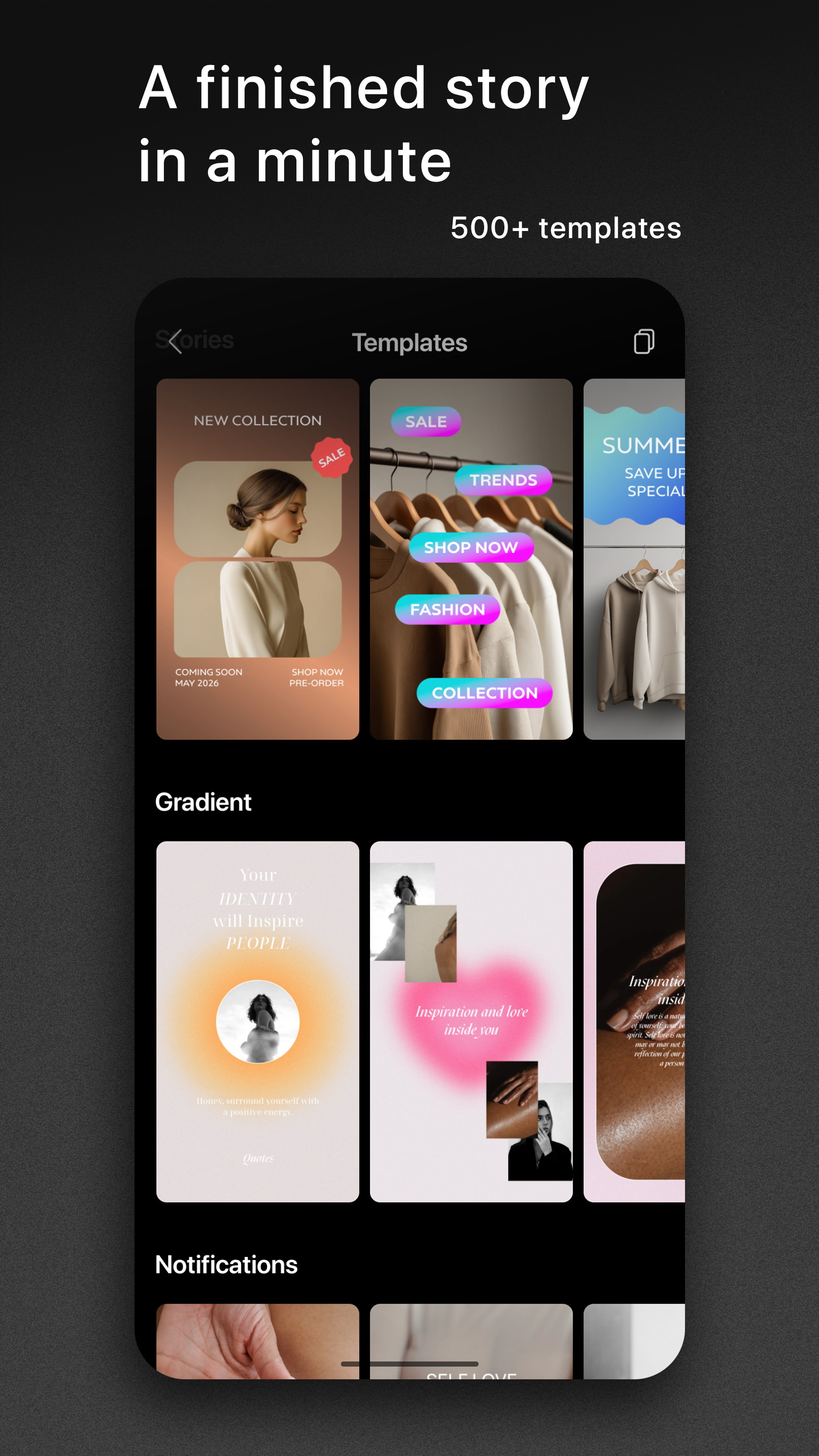 اسکرین شات 1 برنامه Graphionica: insta story maker