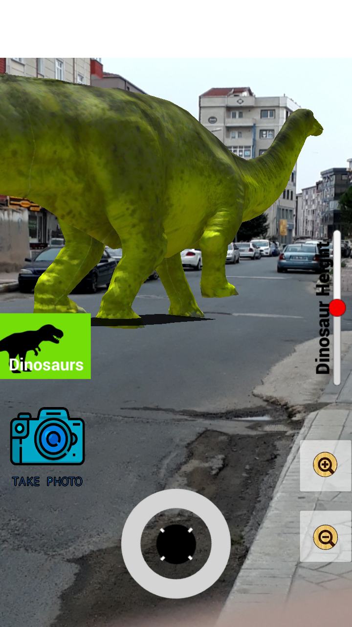 اسکرین شات 6 برنامه Dinosaurs 3D World AR Jurassic