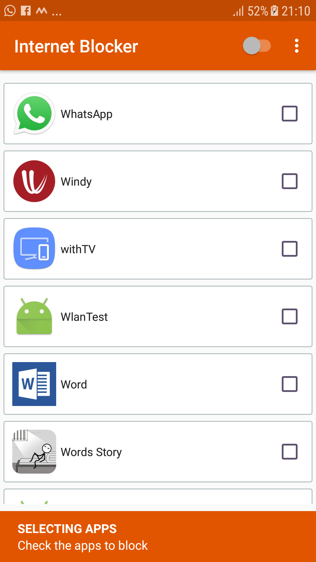 اسکرین شات 3 برنامه Internet Blocker for Apps
