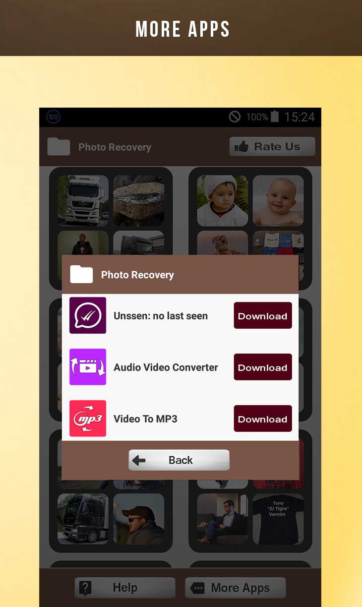 اسکرین شات 6 برنامه Deleted Photo Recovery