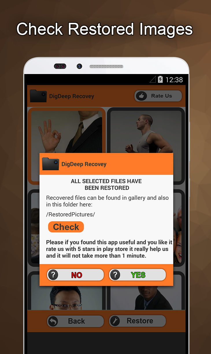 اسکرین شات 7 برنامه DigDeep Image Recovery