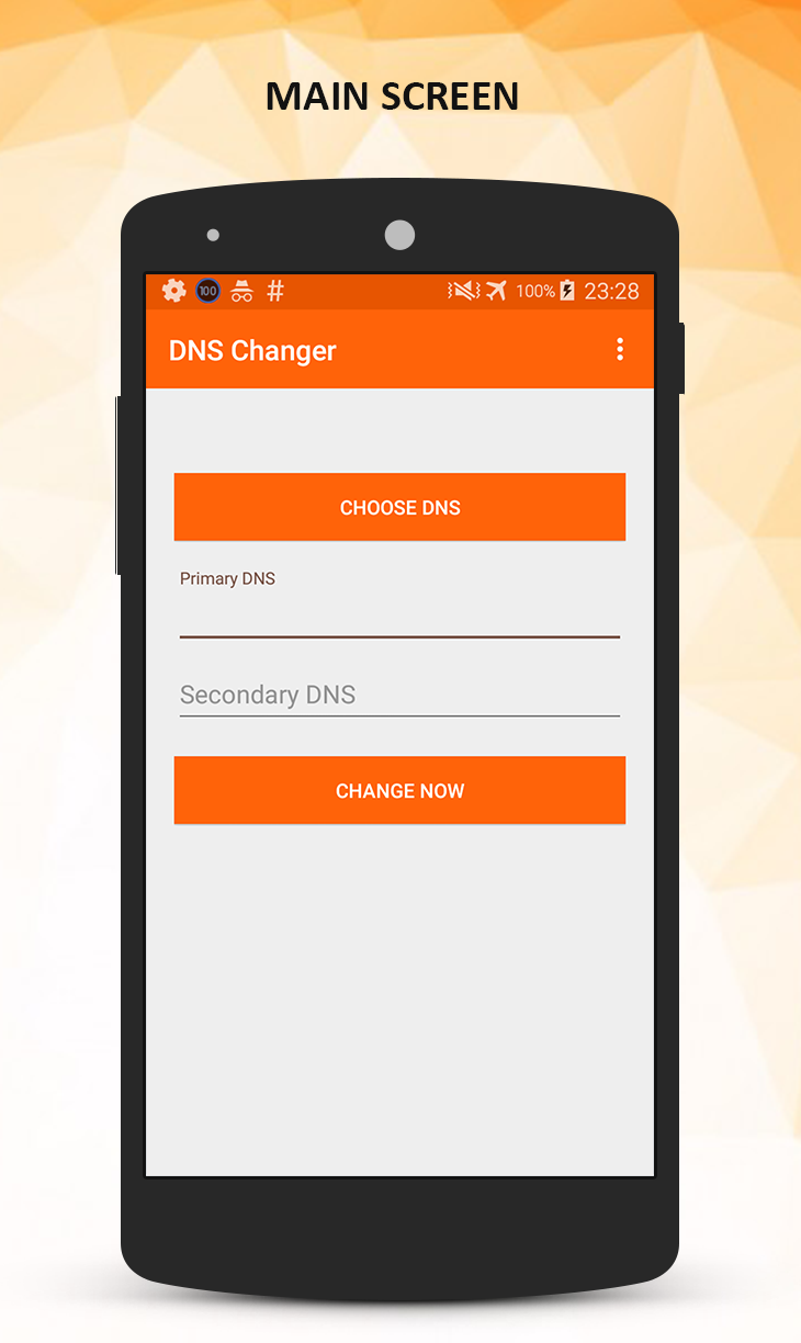 اسکرین شات 1 برنامه DNS Changer Pro (No Root)