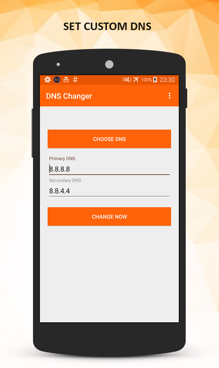 اسکرین شات 3 برنامه DNS Changer Pro (No Root)