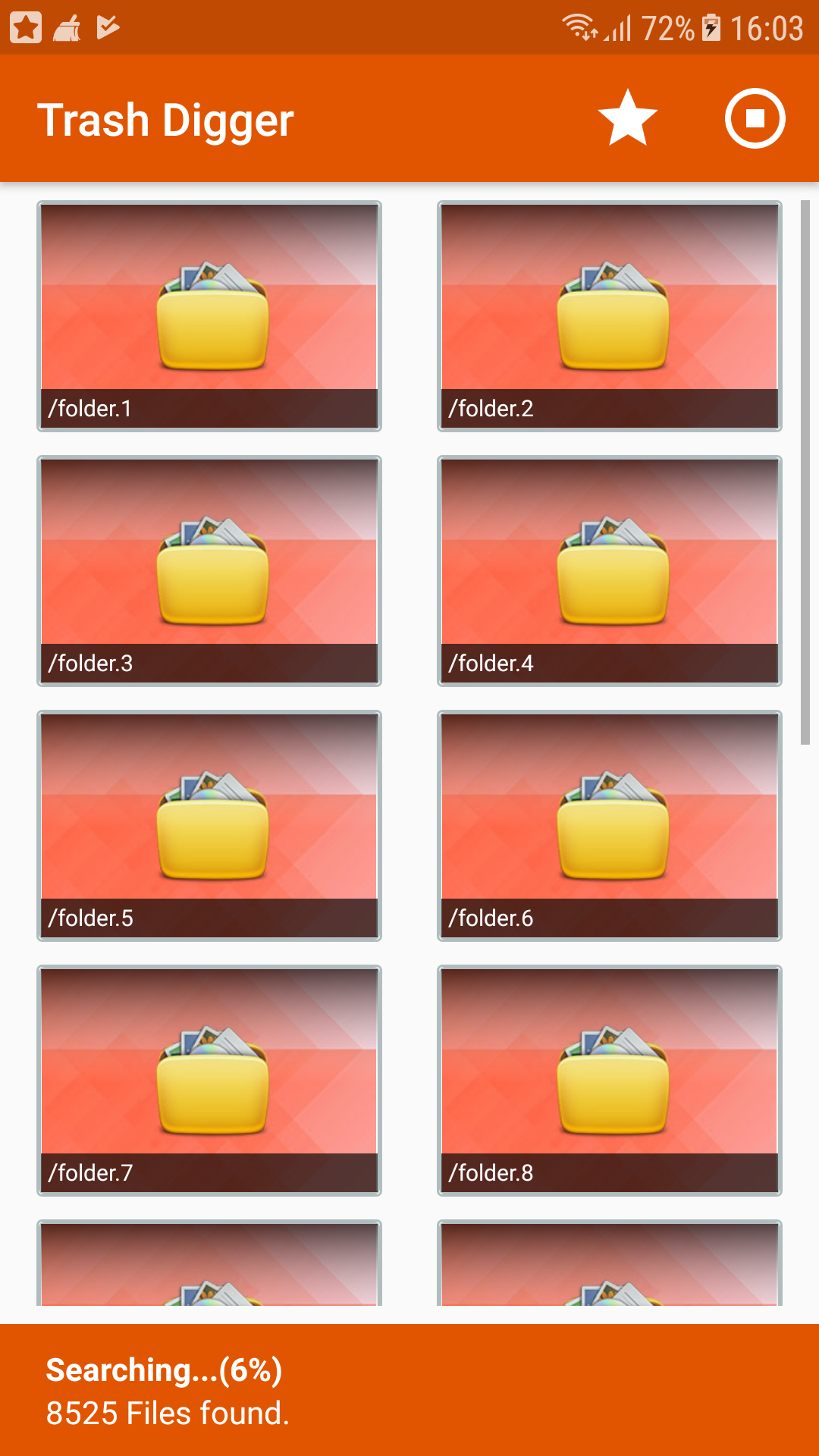 اسکرین شات 5 برنامه TrashDigger : Files Recovery
