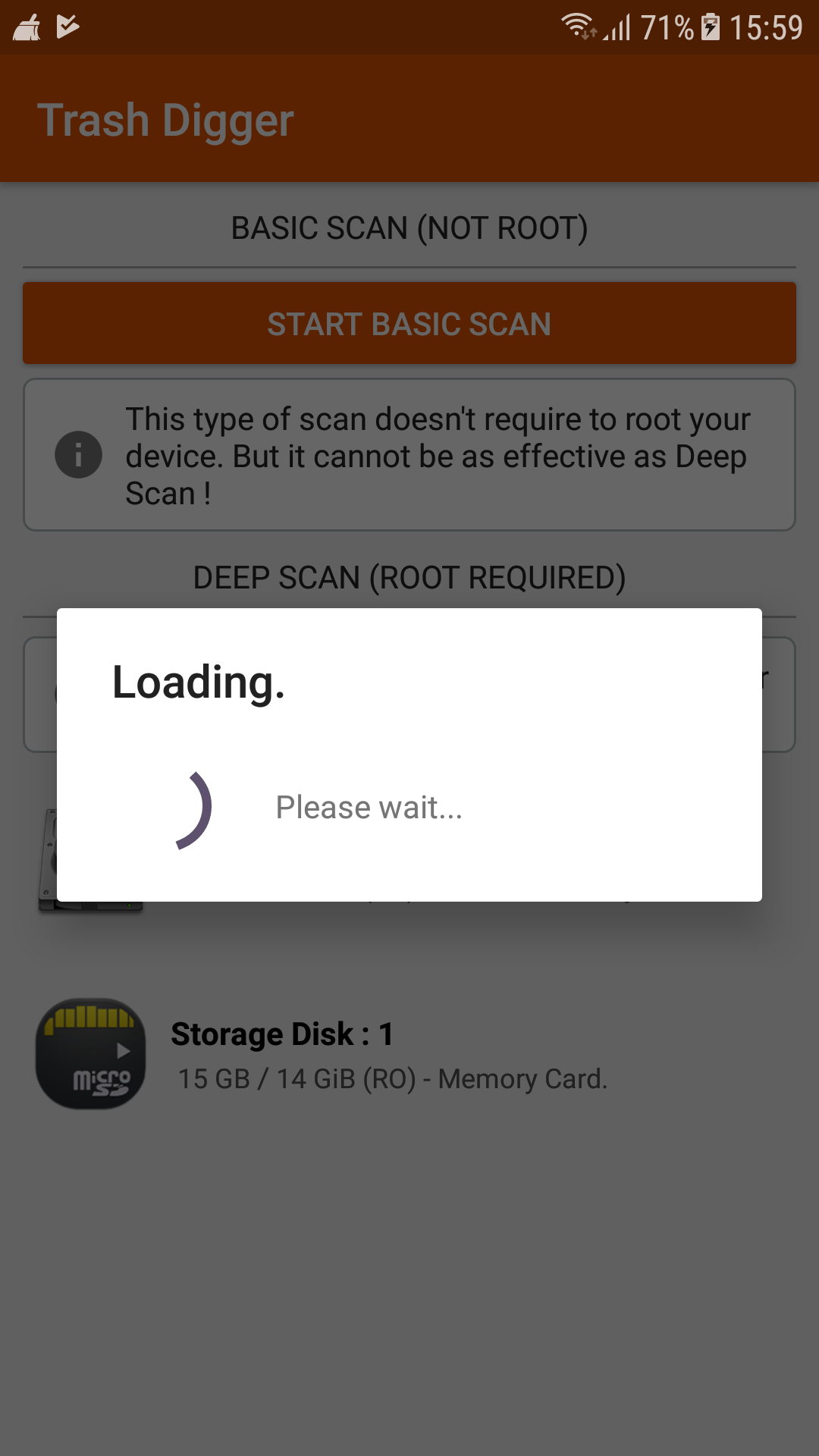 اسکرین شات 4 برنامه TrashDigger : Files Recovery