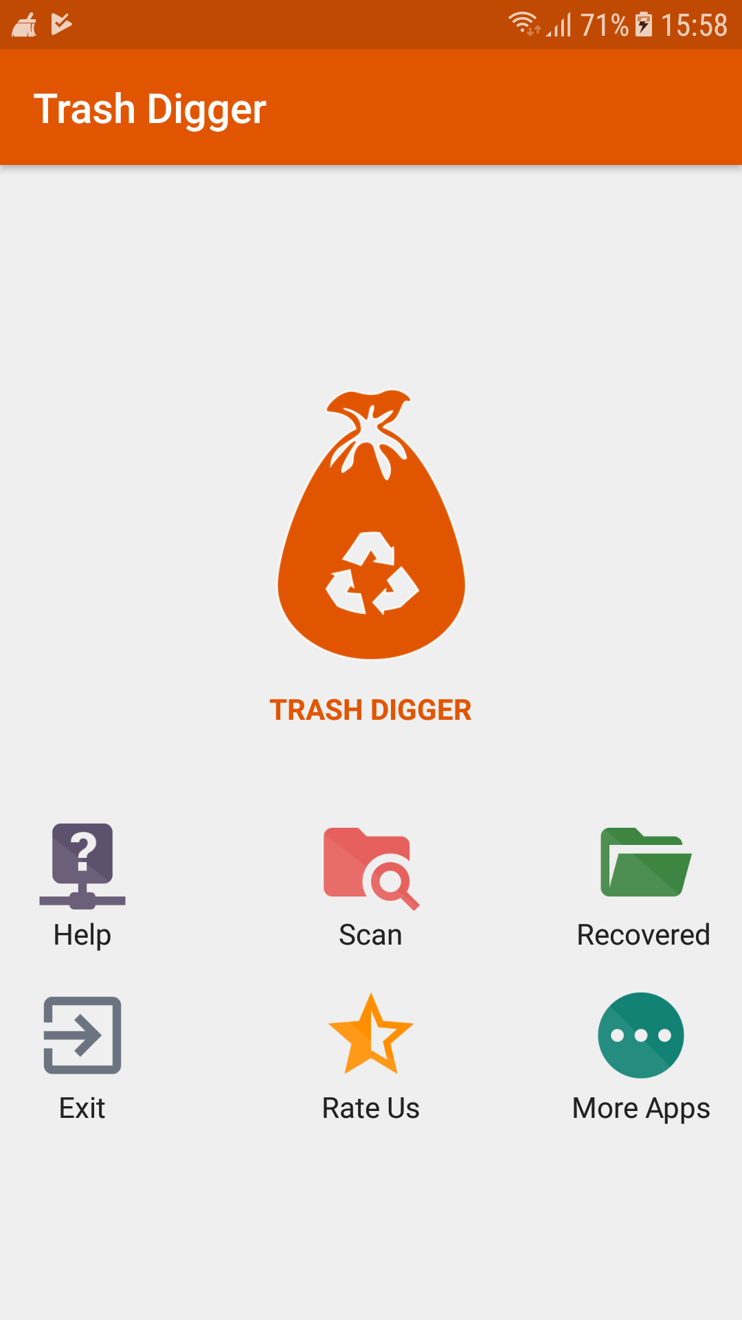 اسکرین شات 2 برنامه TrashDigger : Files Recovery