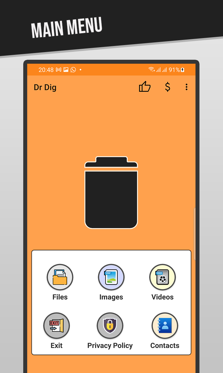 اسکرین شات 7 برنامه DrDig Images Recovery