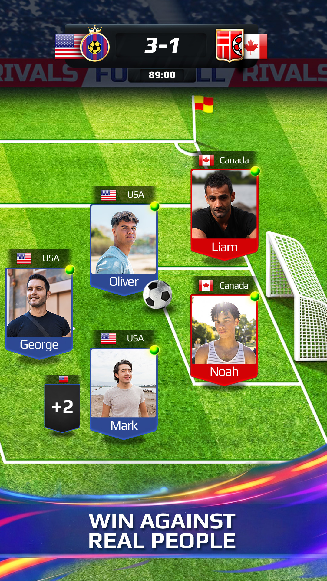 اسکرین شات 2 بازی Football Rivals: Soccer Clash