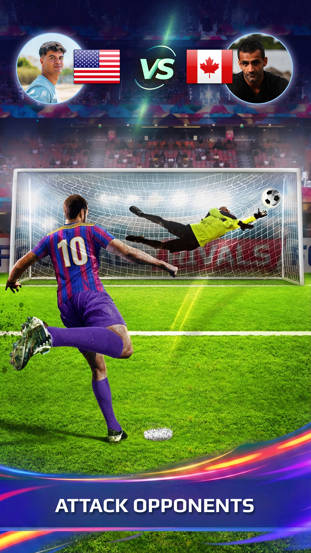 اسکرین شات 1 بازی Football Rivals: Soccer Clash