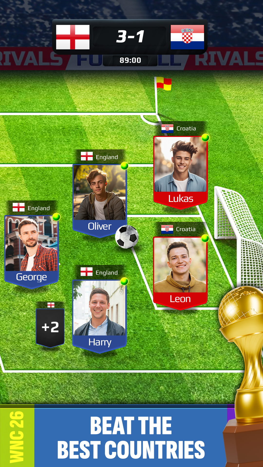 اسکرین شات 4 بازی Football Rivals: Soccer Clash