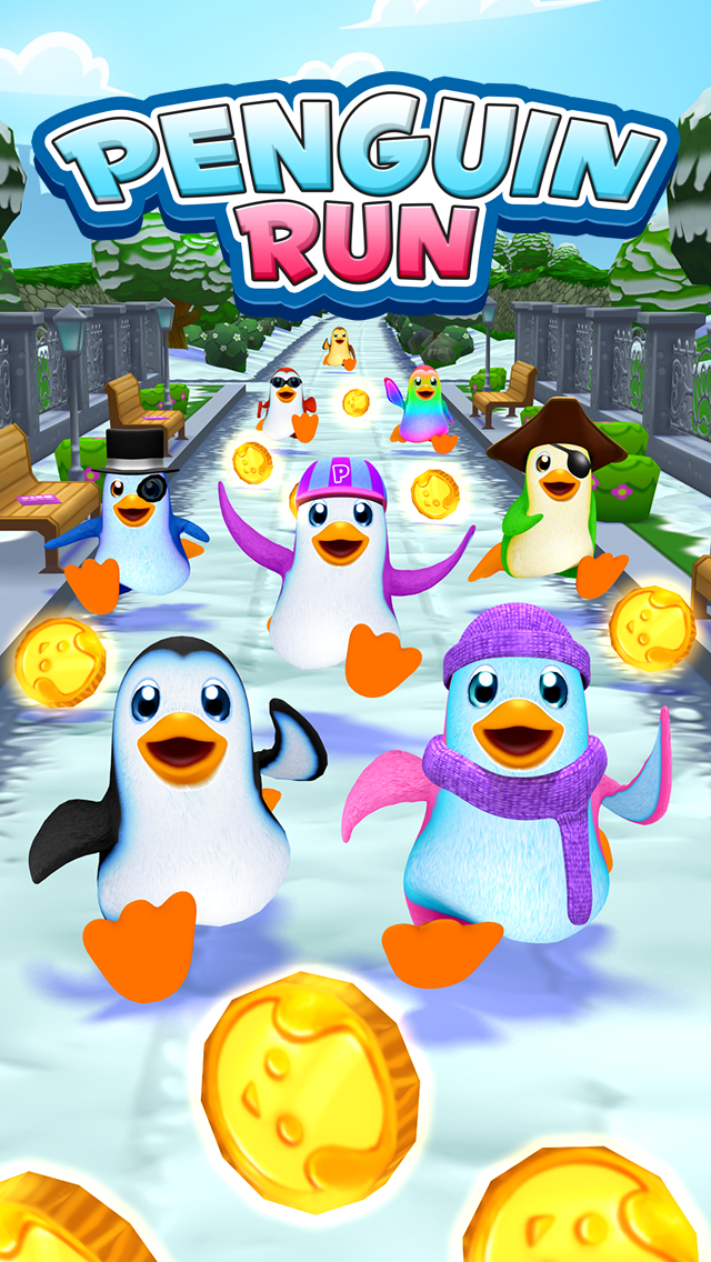 اسکرین شات 2 بازی Penguin Run