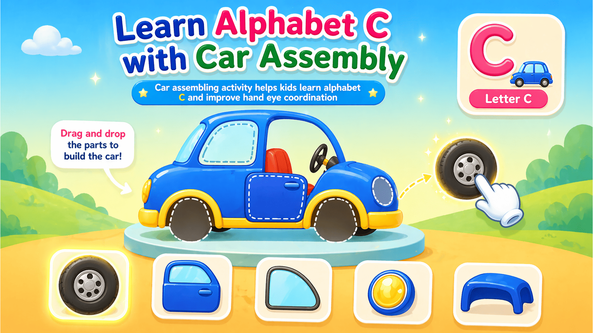 اسکرین شات 4 برنامه Kindergarten kid Learning Game