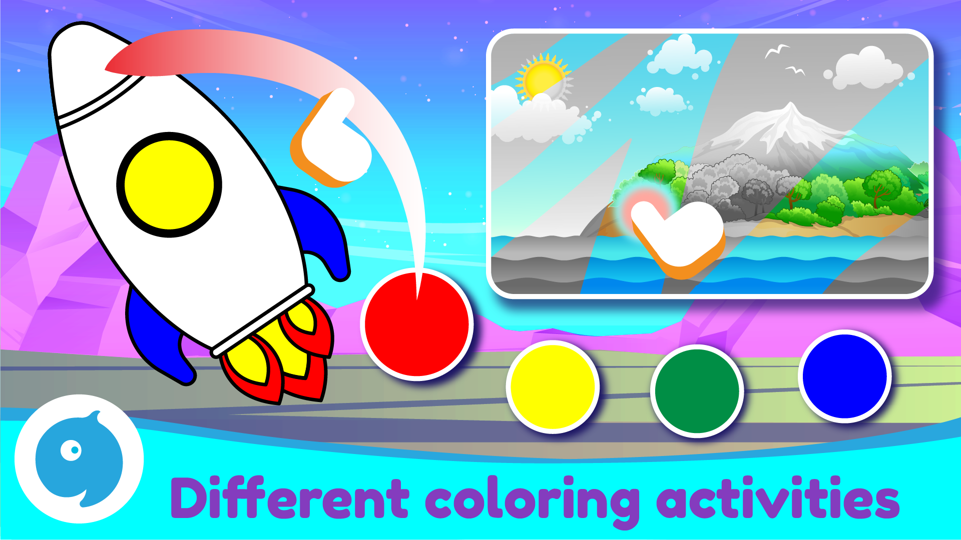 اسکرین شات 1 بازی Shapes & Colors Kids Games