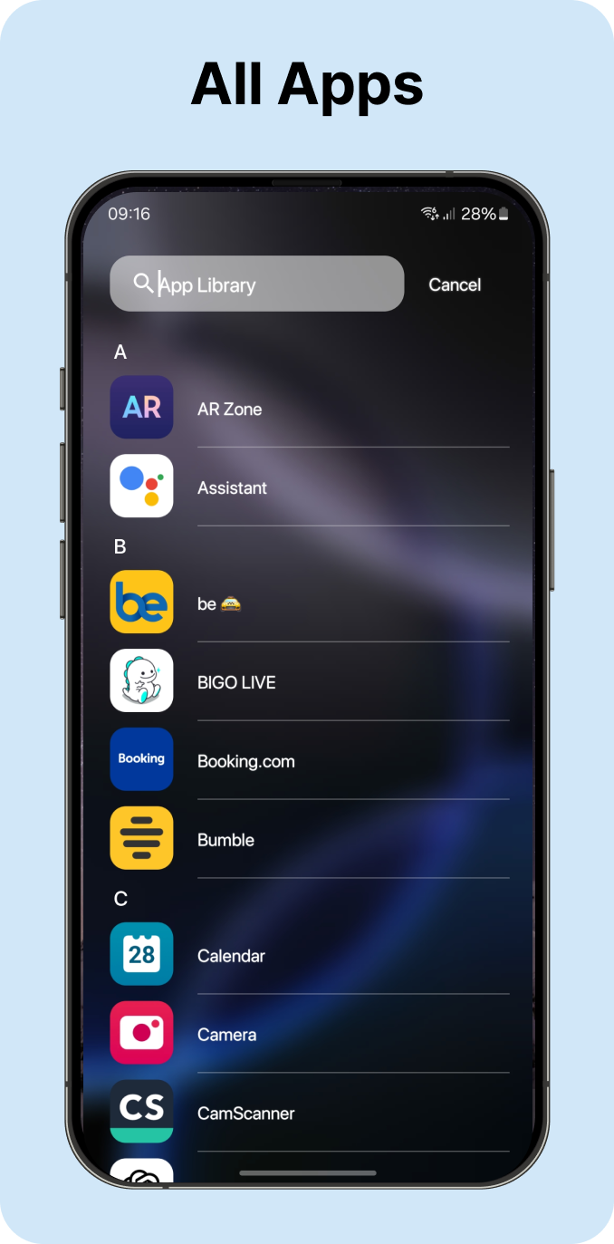 اسکرین شات 3 برنامه Launcher OS 18