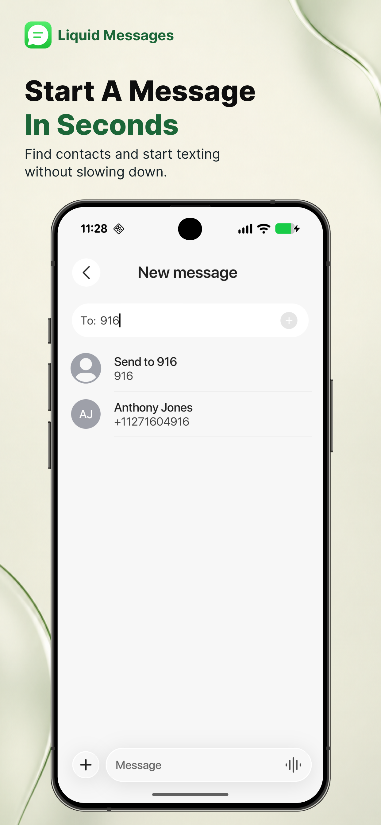 اسکرین شات 4 برنامه Liquid Messages - SMS OS 27