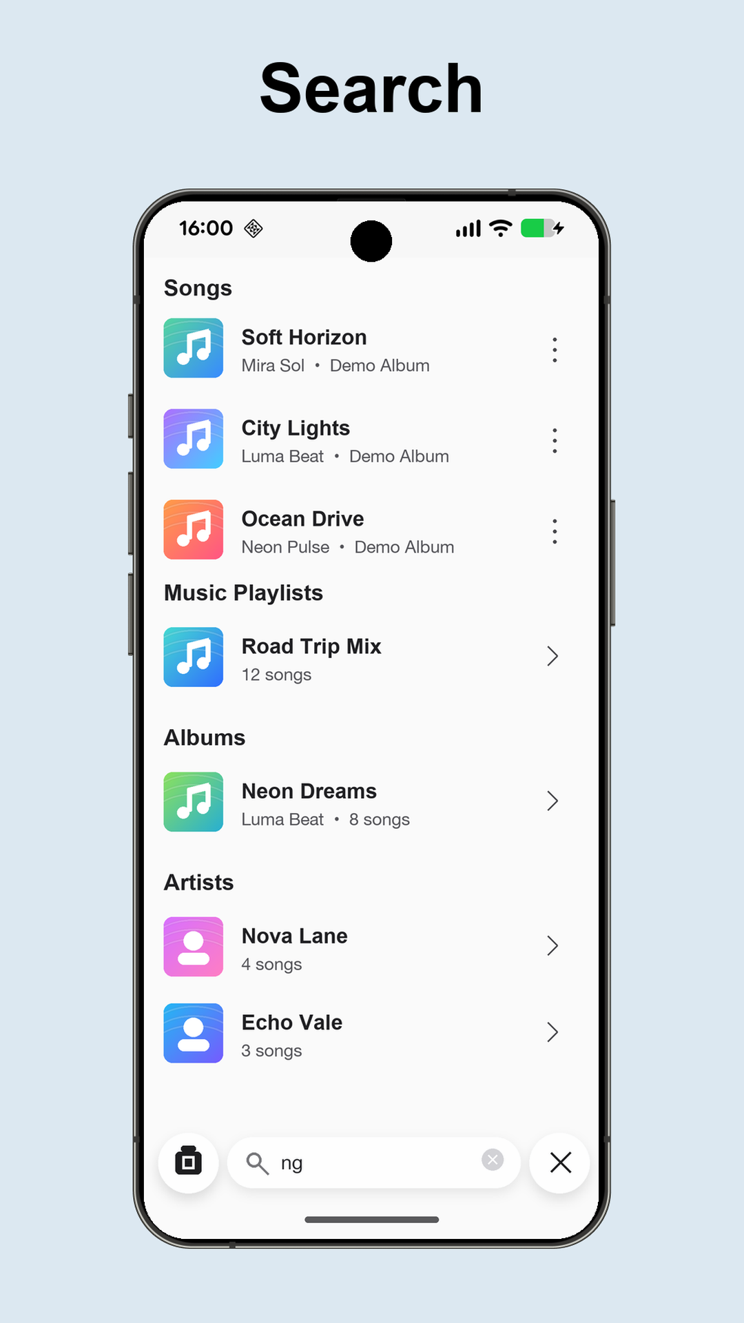 اسکرین شات 4 برنامه Liquid Player - Music & Video