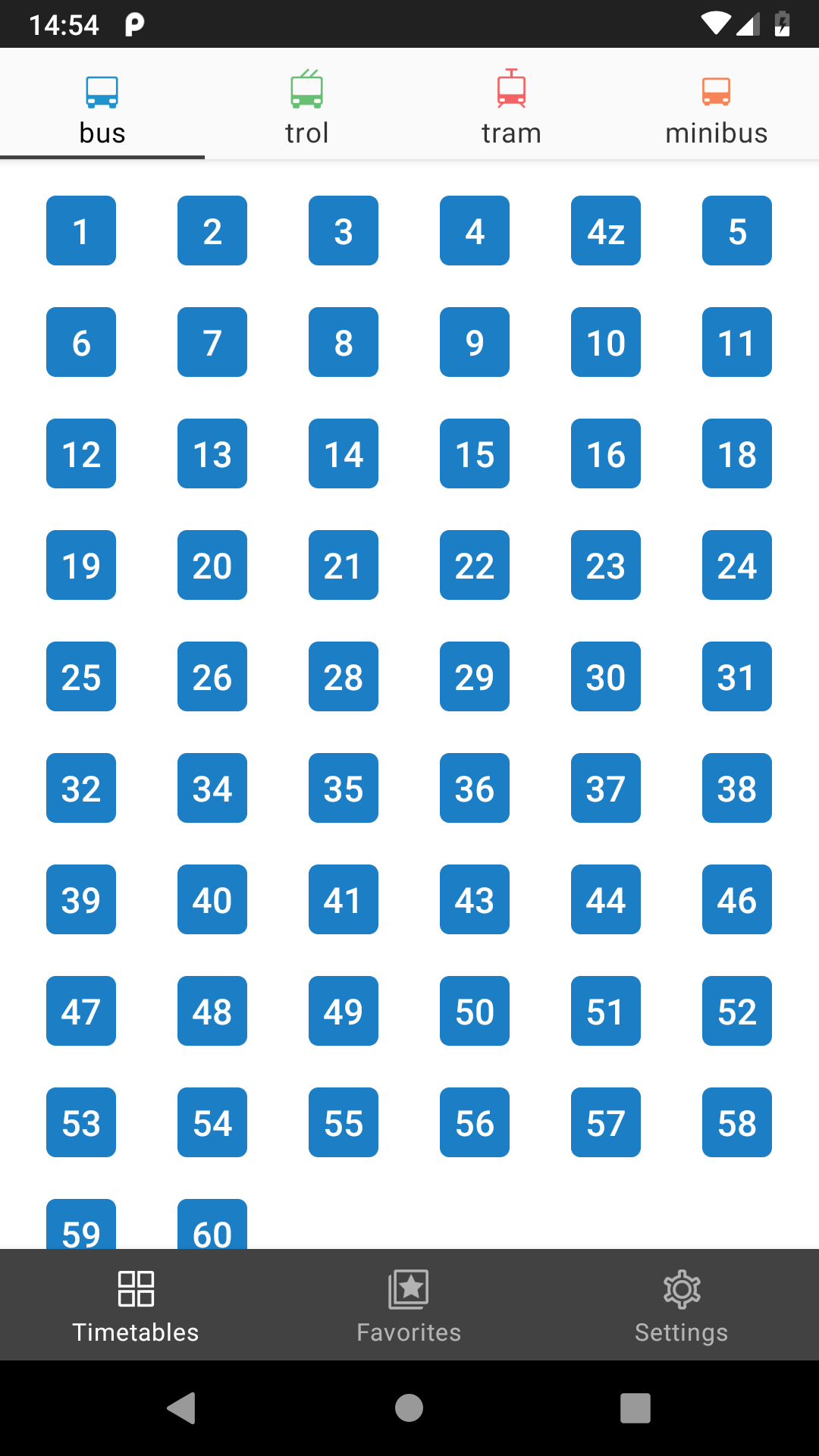 اسکرین شات 7 برنامه Riga Transport - timetables