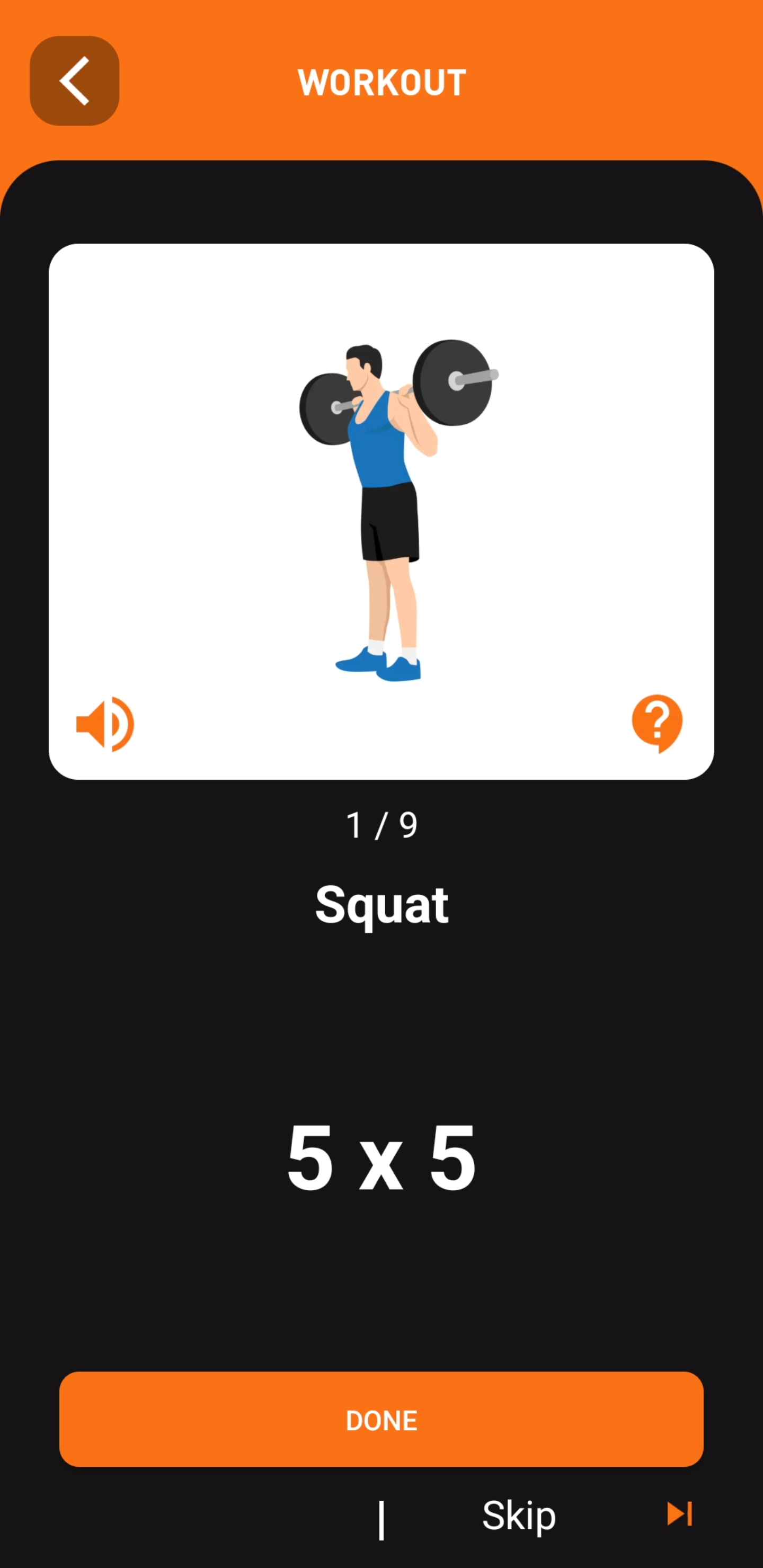 اسکرین شات 1 برنامه Gym Workout Plan - Weight Loss