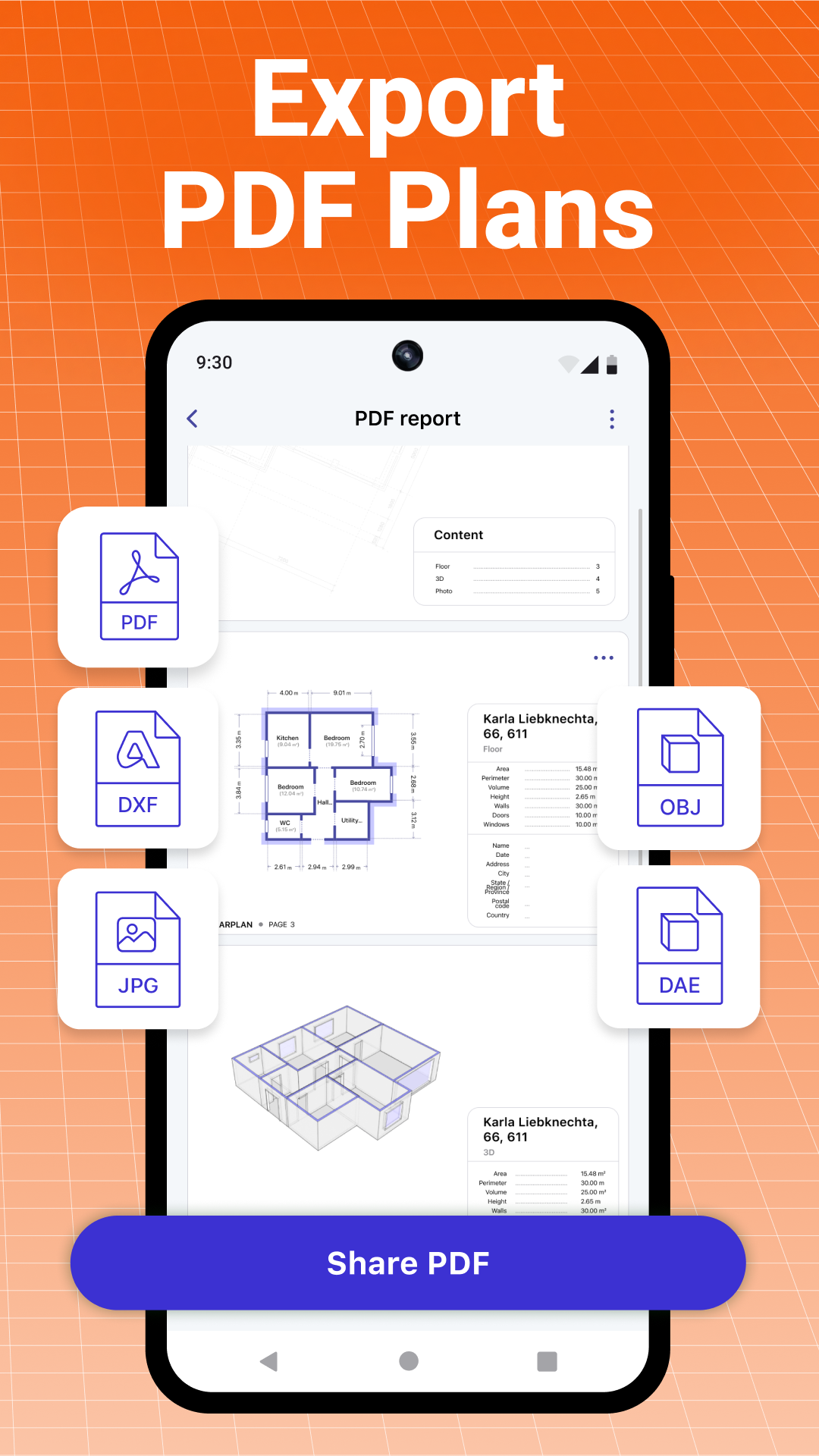 اسکرین شات 5 برنامه AR Floor Plan 3D: Tape Measure