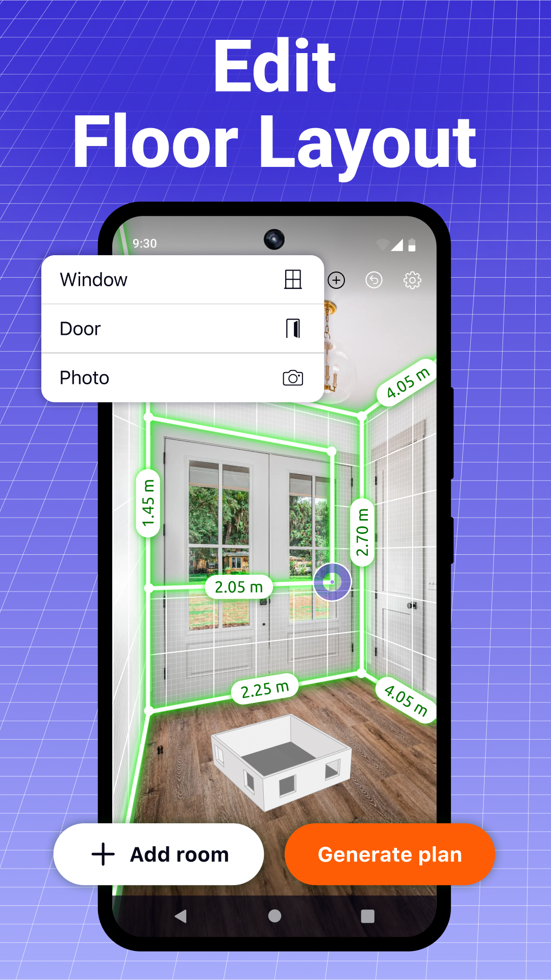 اسکرین شات 4 برنامه AR Floor Plan 3D: Tape Measure
