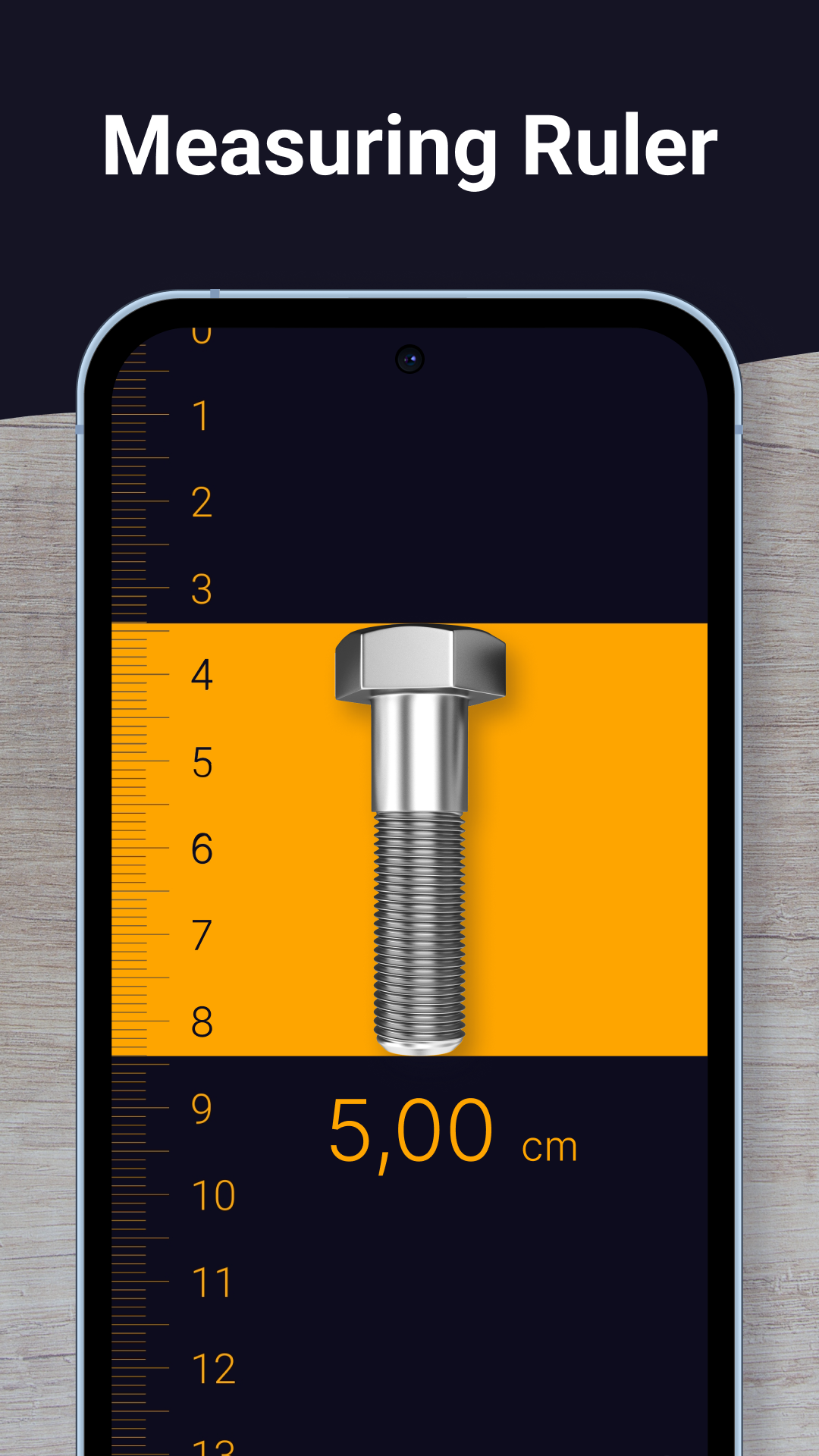 اسکرین شات 3 برنامه Tape Measure: Measuring Ruler