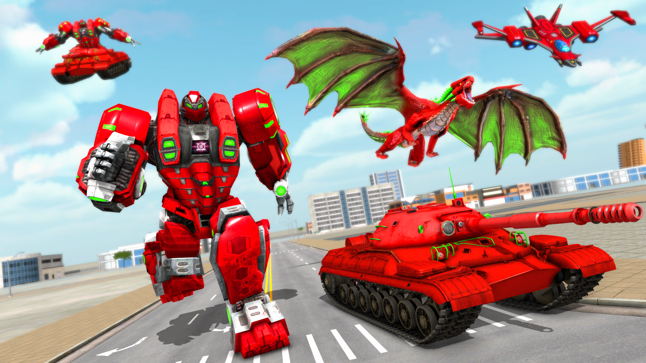 اسکرین شات 5 بازی Robot Transform Fight & Battle