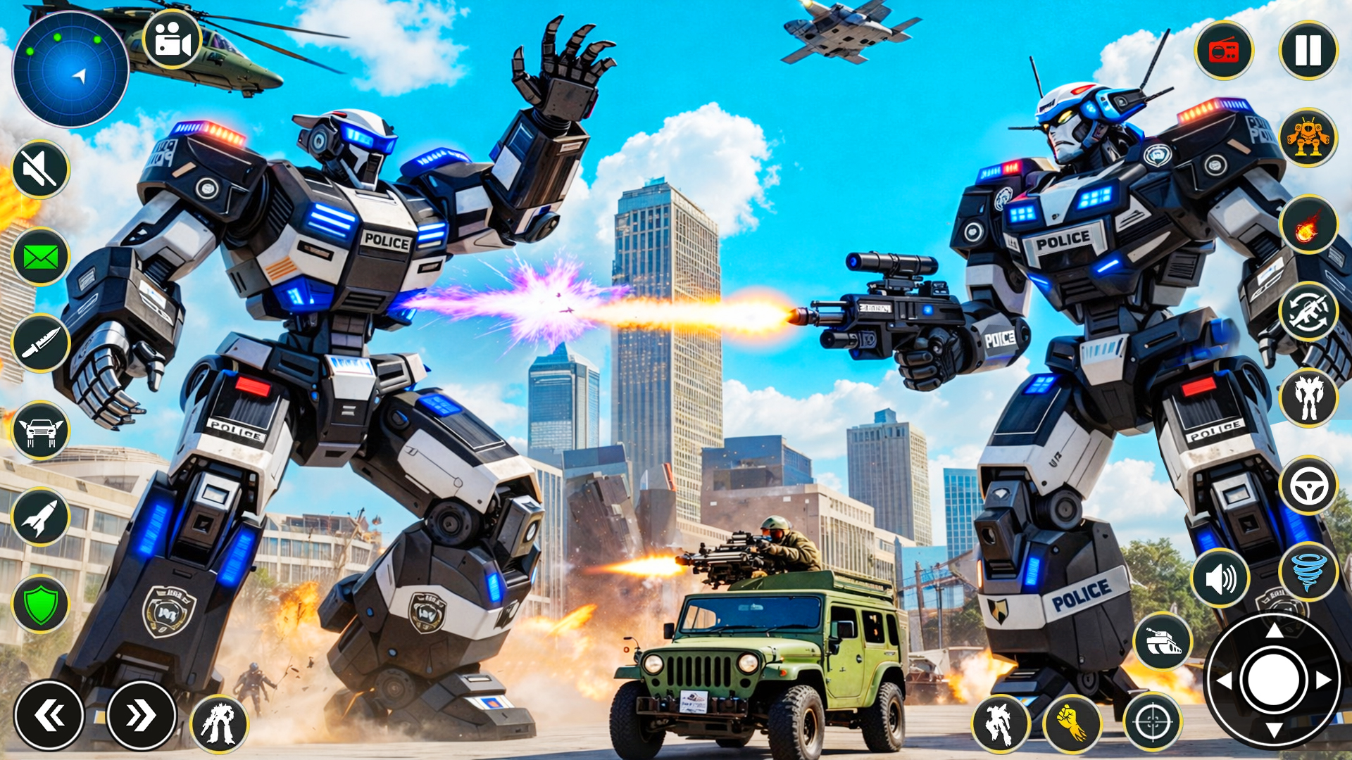 اسکرین شات 5 بازی Police Robot Transform