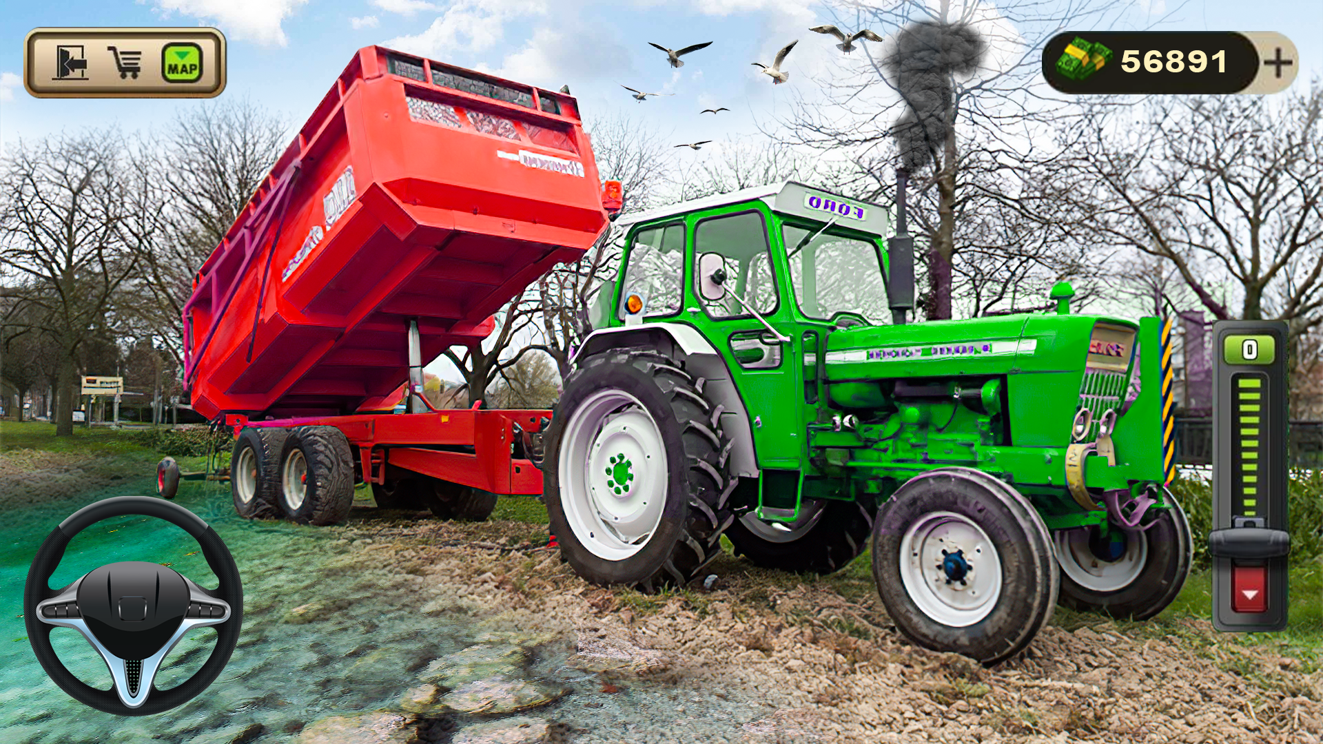 اسکرین شات 2 بازی Tractor Trolley Drive Offroad