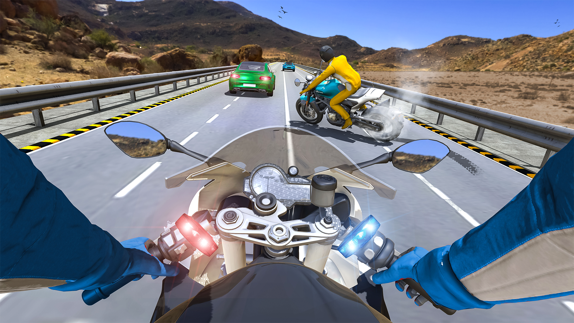 اسکرین شات 3 بازی Motorcycle Game Bike Games 3D