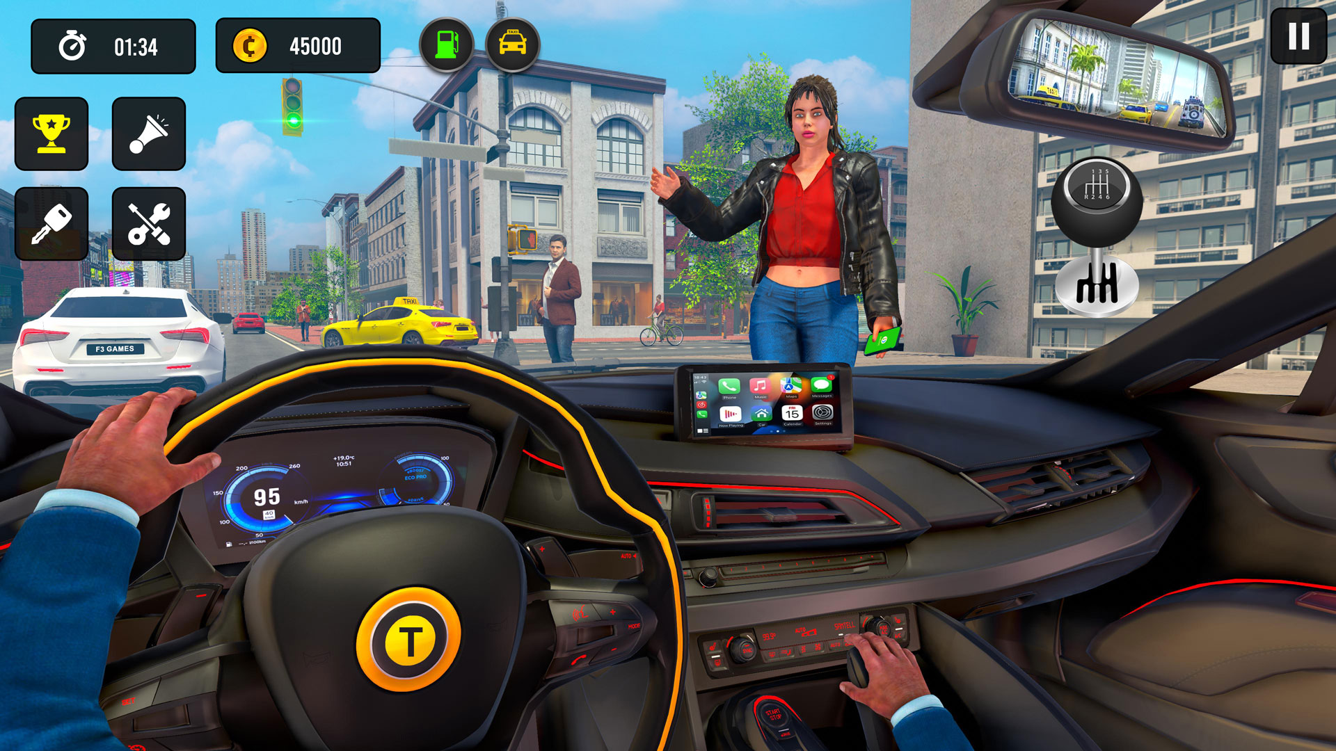 اسکرین شات 1 بازی Taxi Simulator 3d Taxi Driver