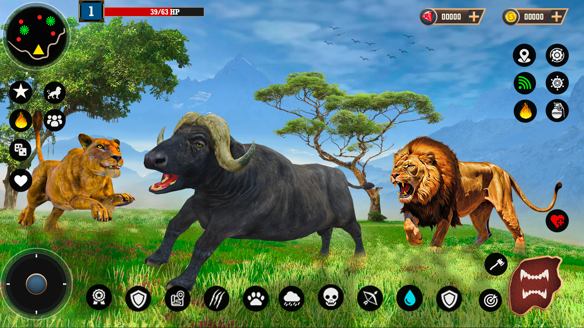 اسکرین شات 2 بازی Lion Simulator Animal Games 3d