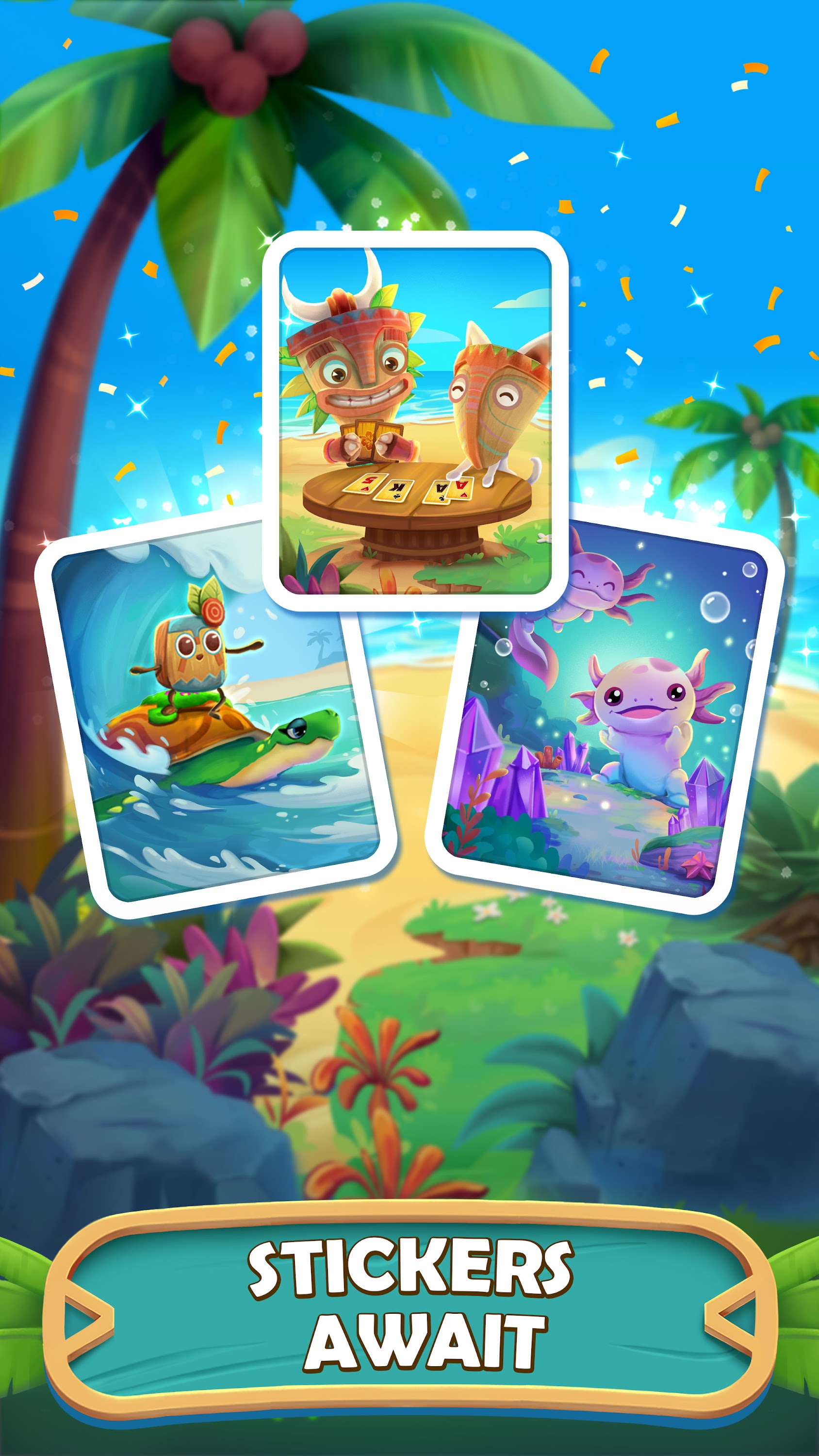 اسکرین شات 6 بازی Tiki Solitaire TriPeaks