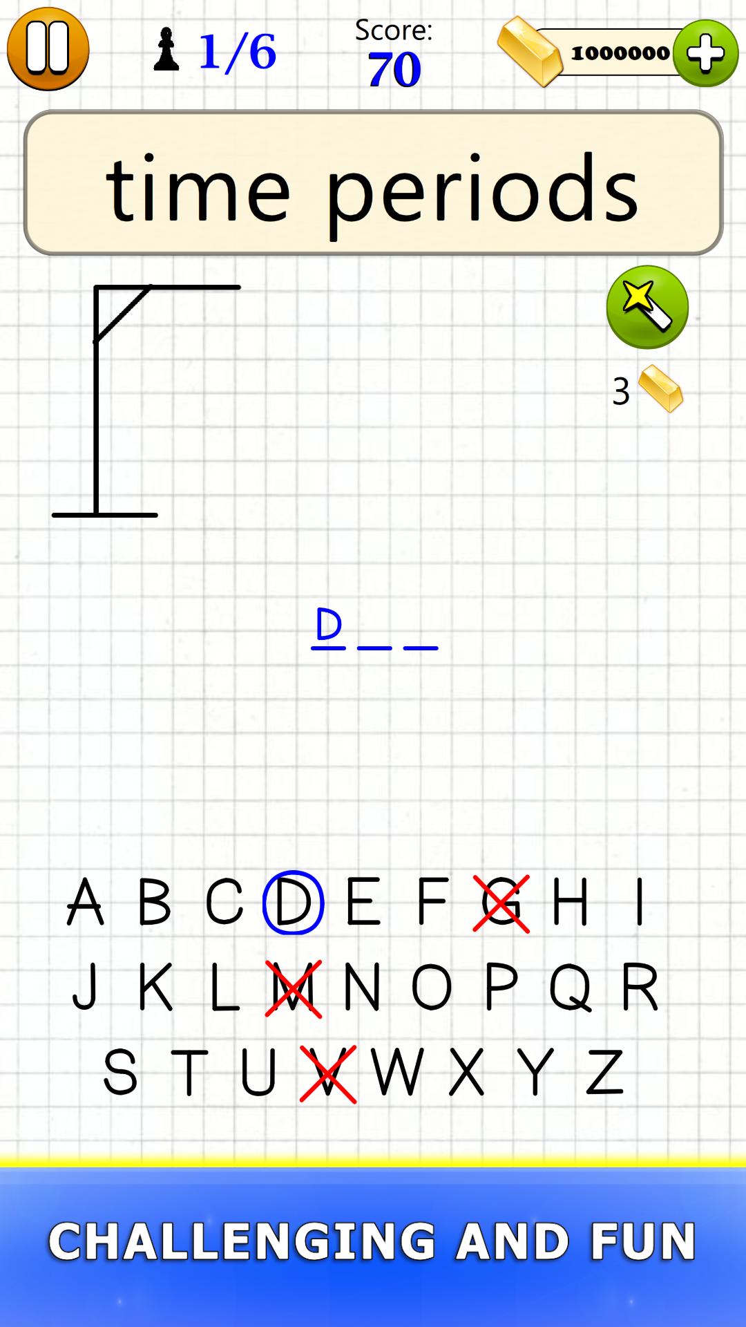 اسکرین شات 8 بازی Hangman - Word Game