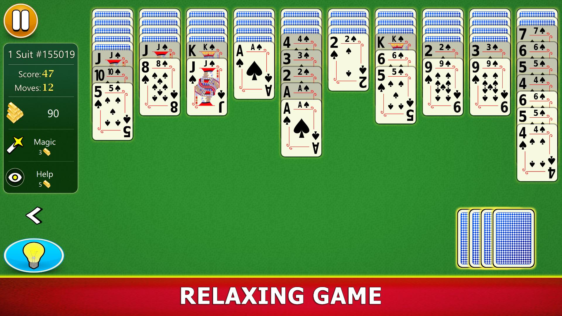 اسکرین شات 8 بازی Spider Solitaire Mobile