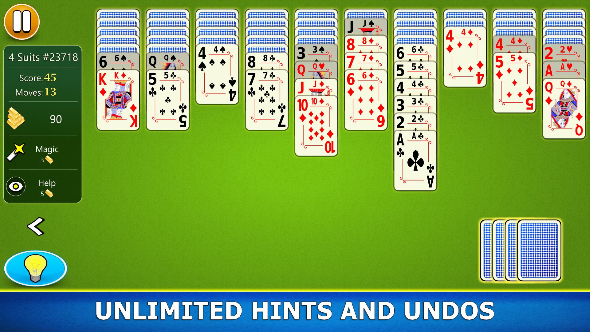 اسکرین شات 4 بازی Spider Solitaire Mobile