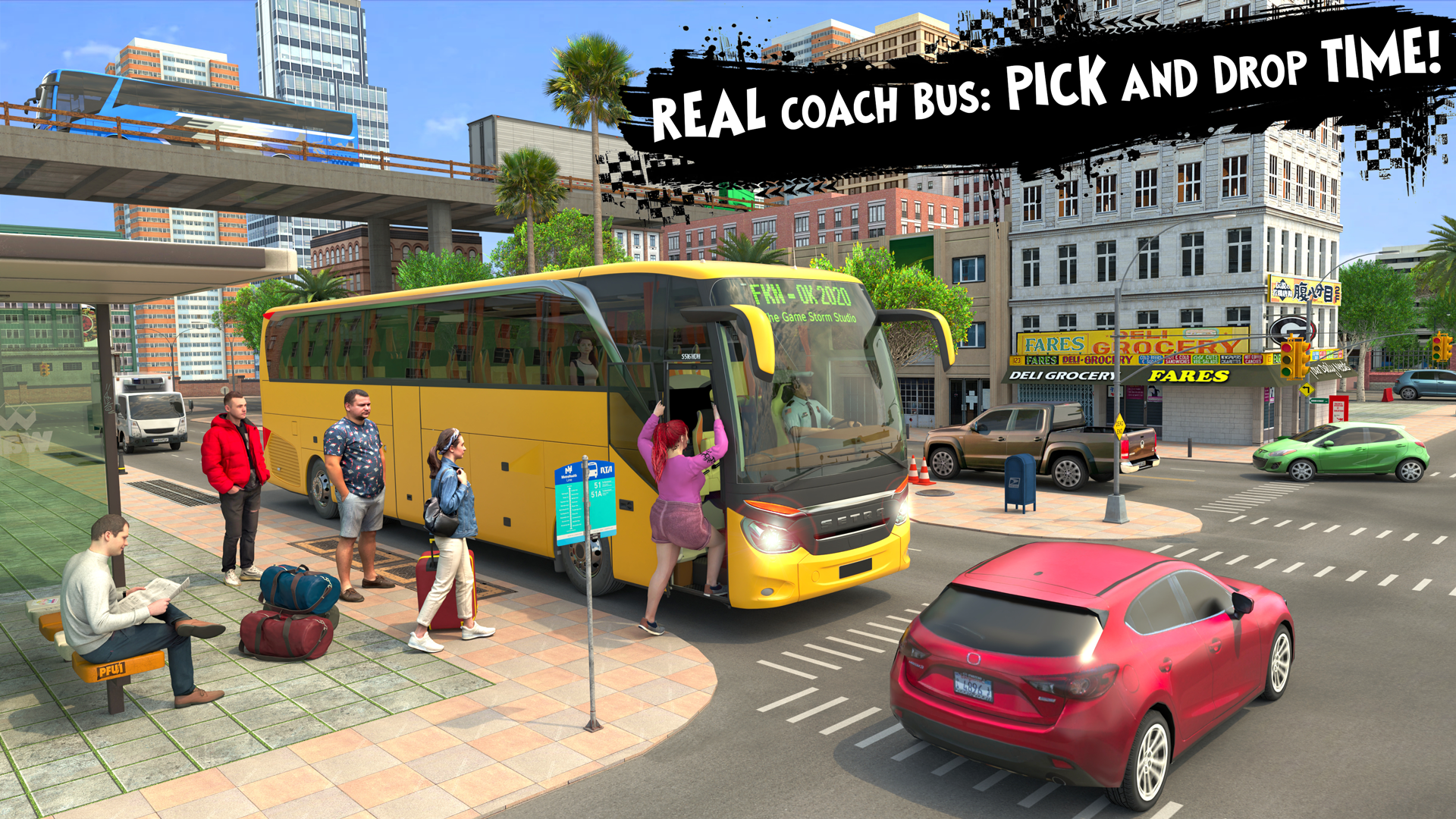 اسکرین شات 1 بازی City Bus Simulator Bus Games