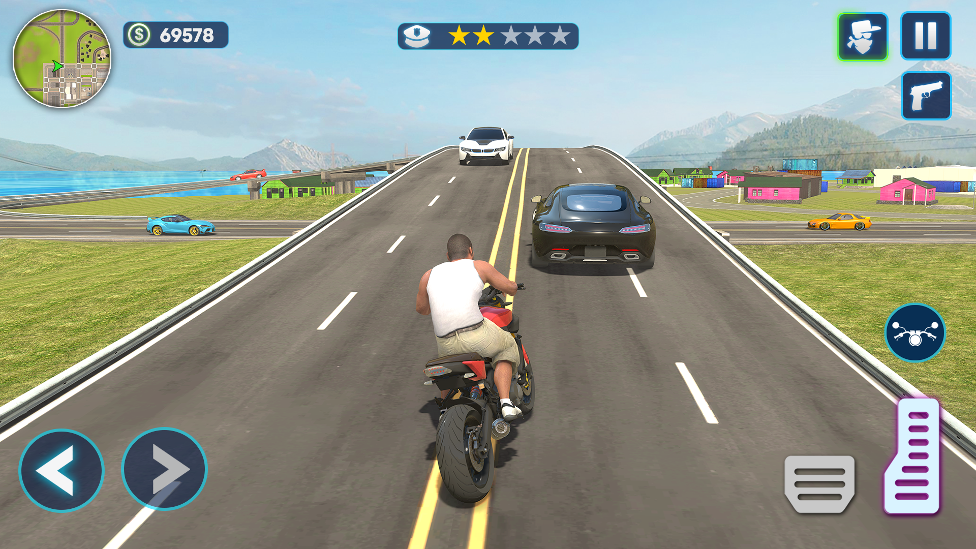 اسکرین شات 2 بازی Gangster Mafia City Cops Chase