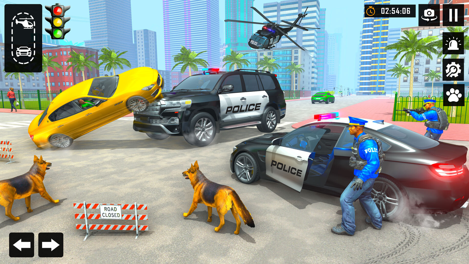 اسکرین شات 1 بازی US Police Dog City Crime Chase