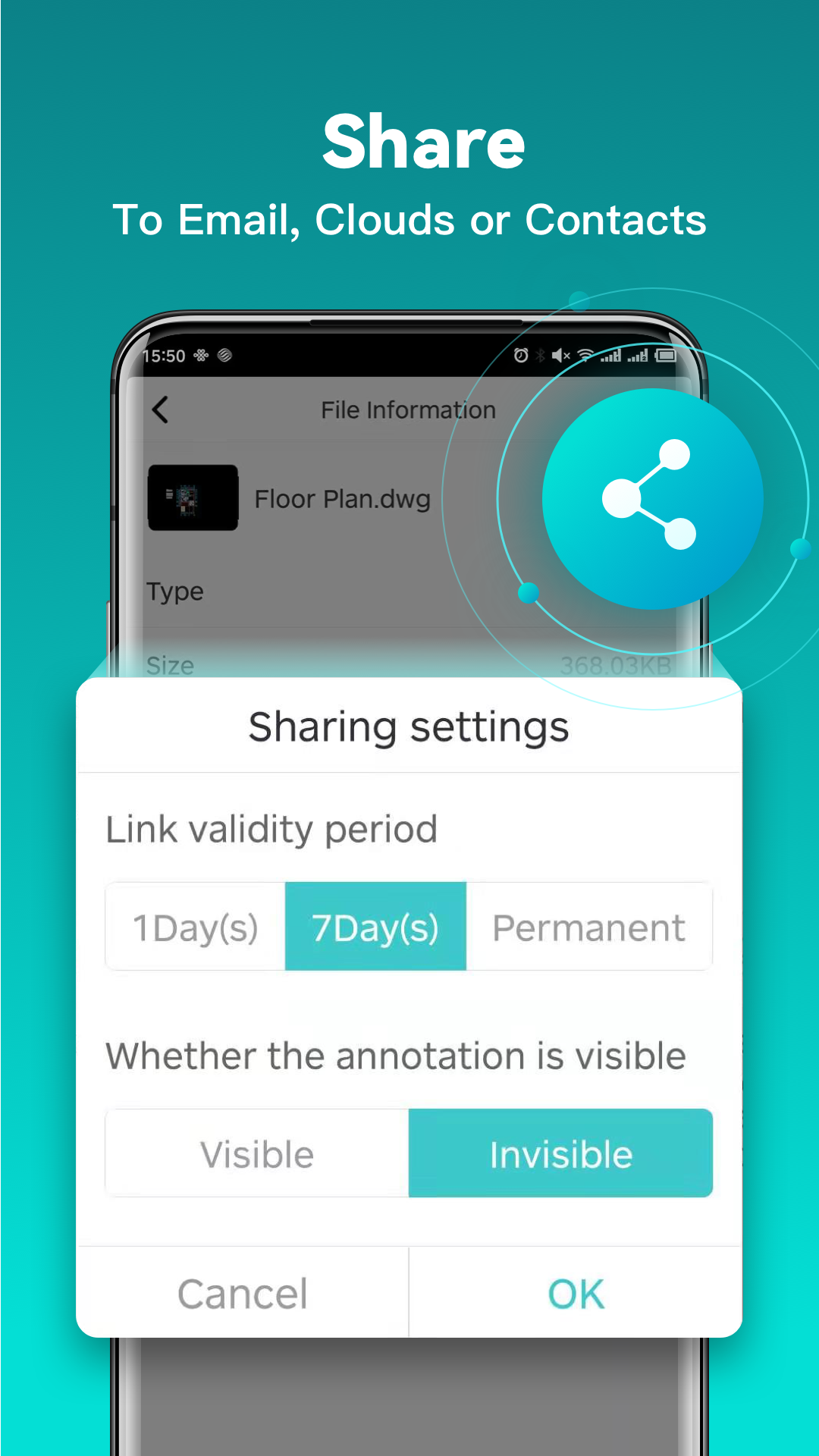 اسکرین شات 7 برنامه DWG FastView-CAD Viewer&Editor