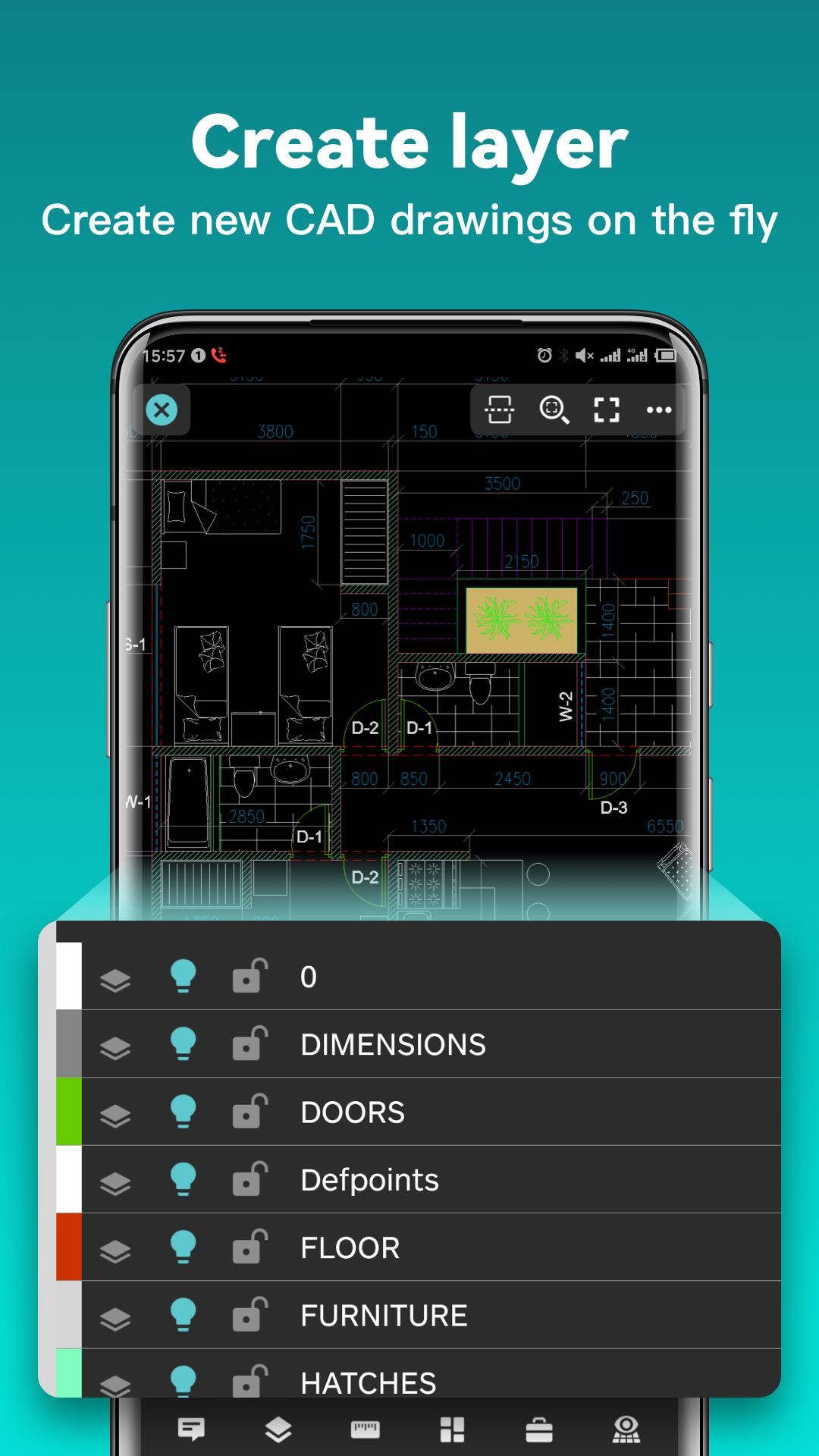 اسکرین شات 5 برنامه DWG FastView-CAD Viewer&Editor
