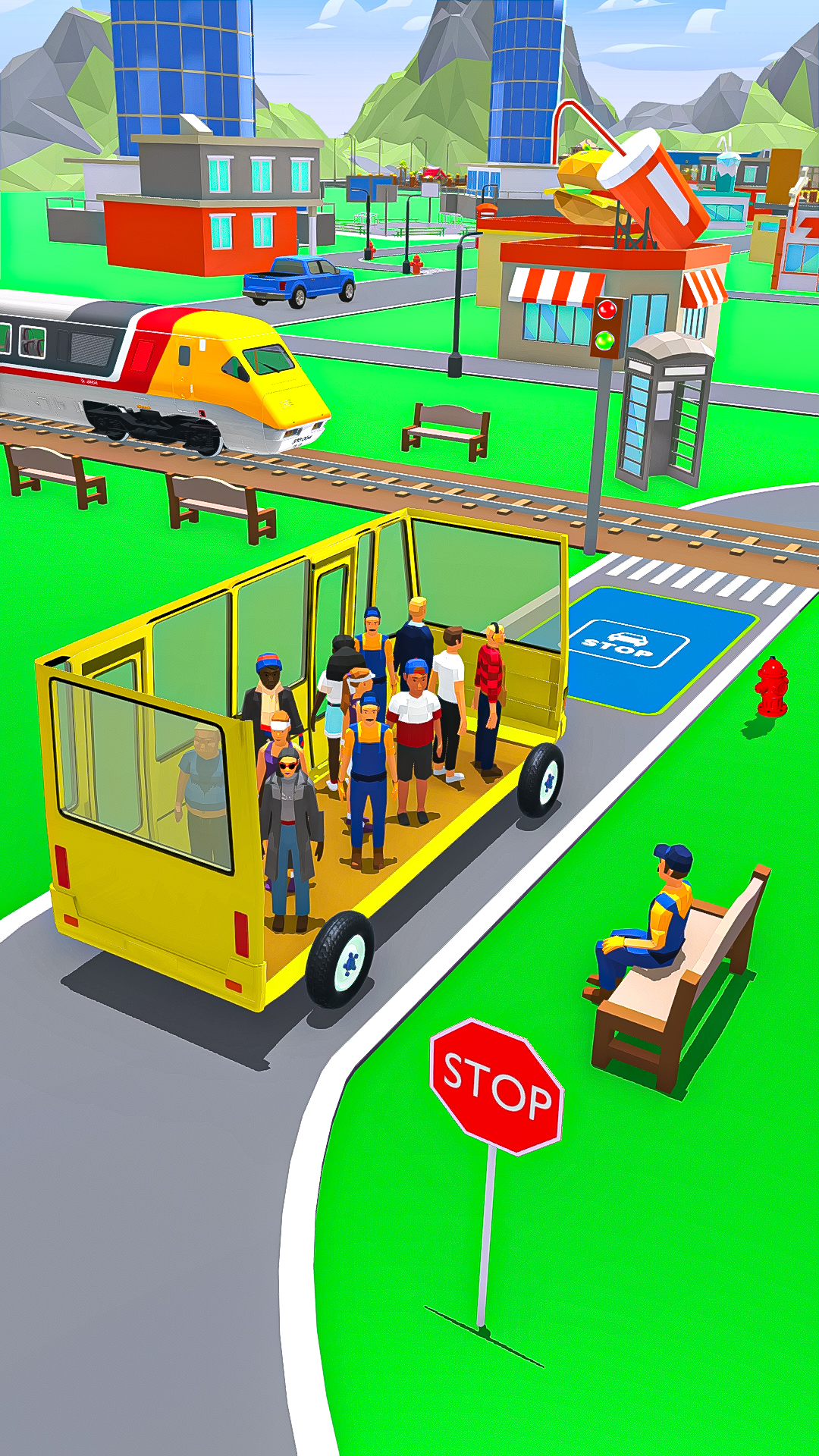 اسکرین شات 1 بازی Bus Arrival Theme Park