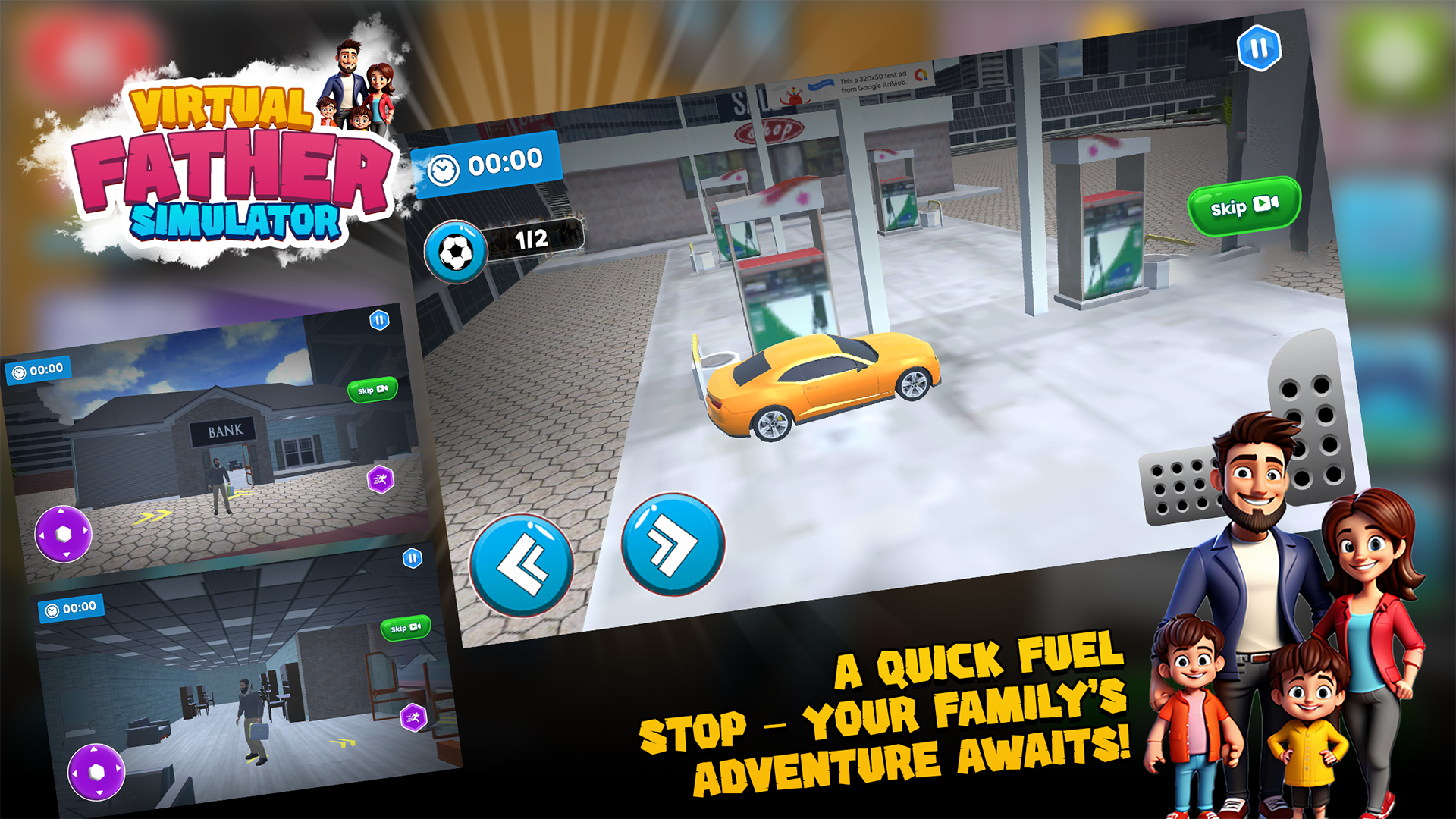 اسکرین شات 2 بازی Virtual Family - Happy Dad Mom