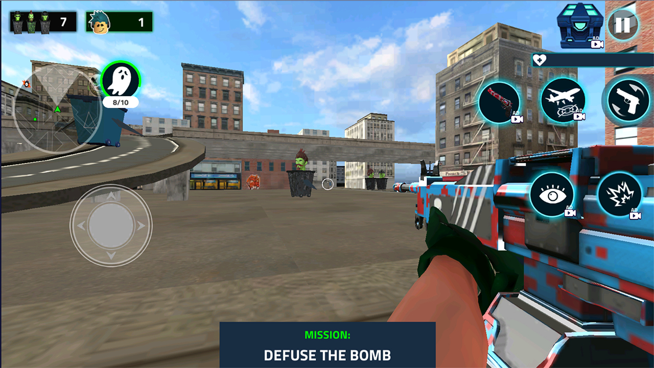 اسکرین شات 1 بازی Monster Shooter FPS Mafia City